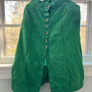Green maxi skirt, small